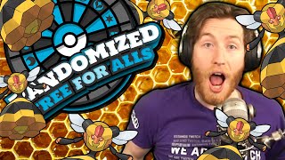 Swarmed by BEES! | Randomized Free For All | Pokemon Sword and Shield (4K)