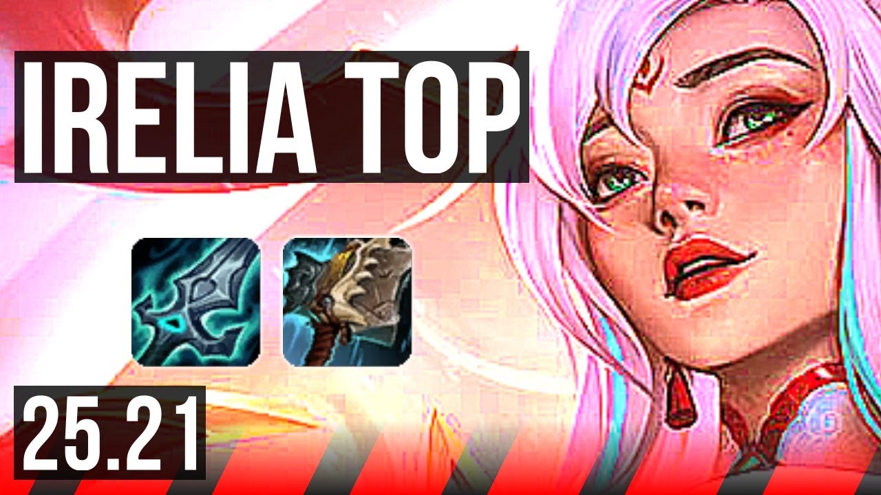 IRELIA vs SETT (TOP) | 81% winrate, 11 solo kills, Legendary | KR Master | 25.21