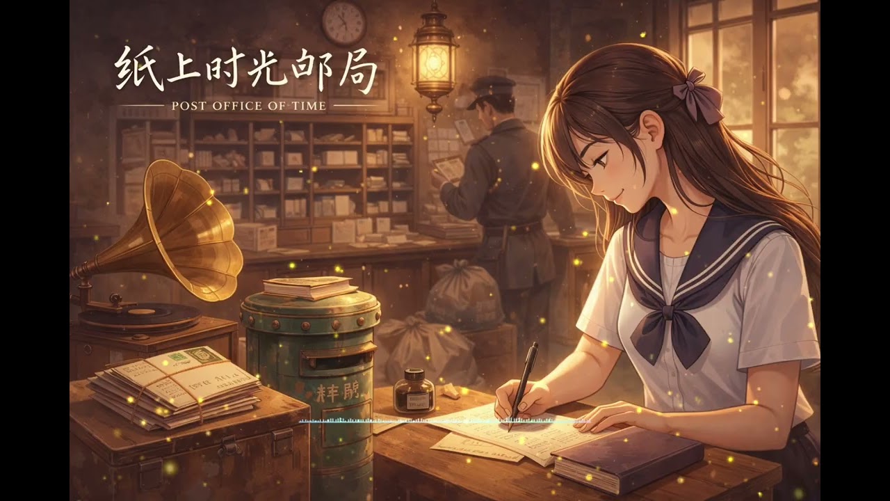 《纸上时光邮局》｜复古爵士校园情书｜一枚邮票的重量