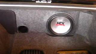 Testando o sub Mtx Thunder 5500