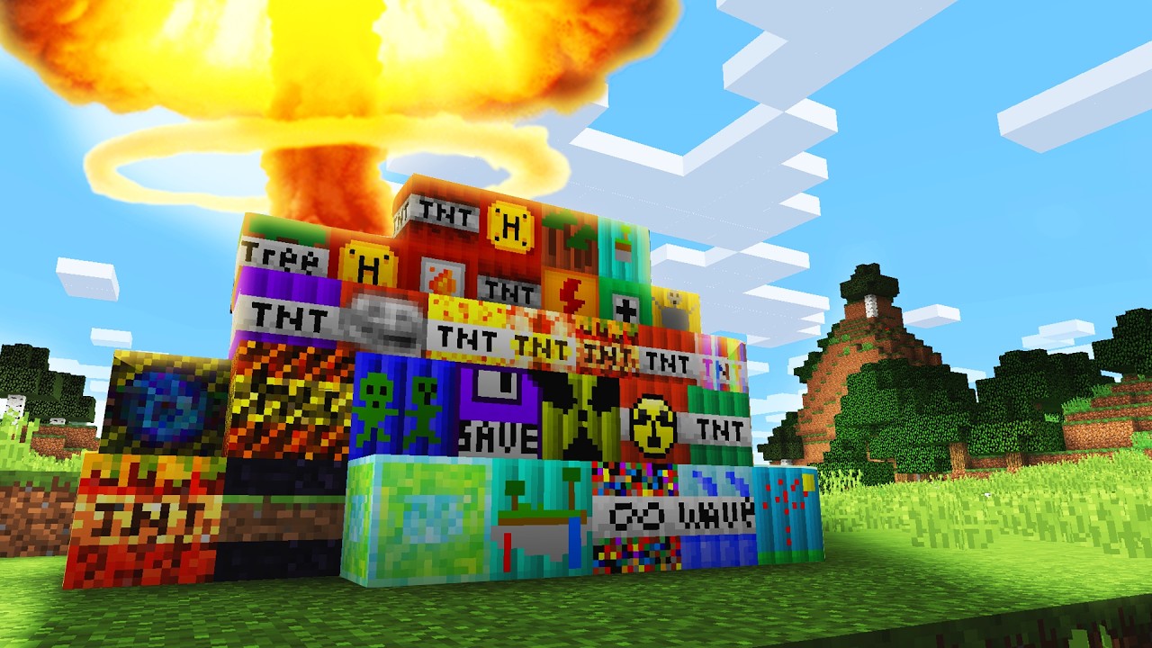 Trying ALL OF Minecraft's CRAZIEST TNT - YouTube