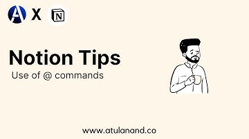 Notion Tips: Learn all the @ commands in Notion