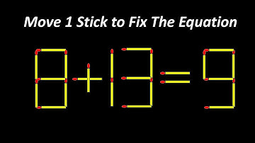 Can You Solve This Matchstick Puzzle? | Move 1 Stick to Fix the Equation! #simplylogical #braintest