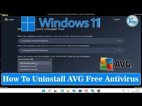 ✅ How To Uninstall AVG Free Antivirus On Windows 11