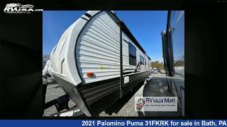 Beautiful 2021 Palomino Puma Travel Trailer RV For Sale in Bath PA RVUSA com