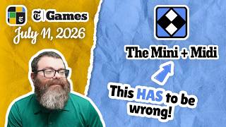 Awful performance | NYT Mini and Midi Crossword July 11, 2026