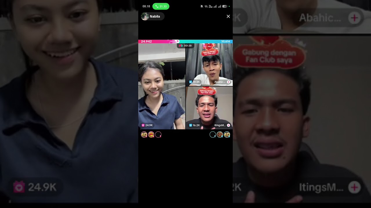 Nabila pecah piring dikepala Ican Iting Kaget