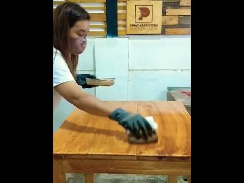 Video: Do-it-yourself stained wood para sa muwebles o parquet
