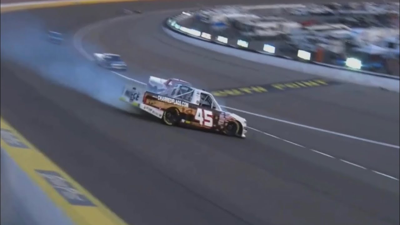 Chris Hacker Crashes at Las Vegas - 2021 NASCAR Truck Series - YouTube