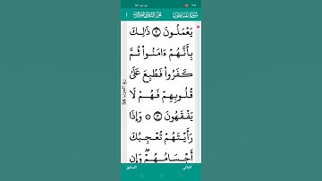 آيات رائعه من سوره المنافقون بصوت الشيخ عبد الرحمن