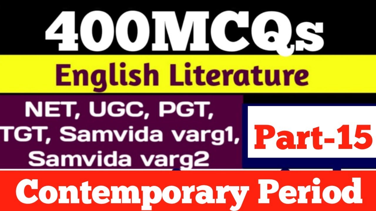 l Contemporary Period l  MCQs With Answers l part 15 l PGT l TGT l Sambida Verg 1&2