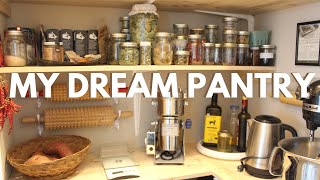 Husband Builds Custom Butler Pantry in mobile home