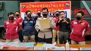 Gelar Lidik, Polda Lampung Beber Temuan Limbah Medis Radarlampung.co.id