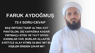 Dişarida Başörtüsü İle Tayt Gi̇yen Di̇nden Çikar Mi?