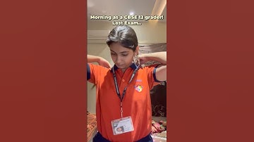Morning as a CBSE 12 grader **LAST EXAM #shorts #minivlog #study #exam