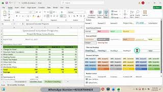 Illustrated Excel 365 | Module 2: SAM Project A | Powell & Khan Consultants