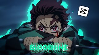 Bloodline Demon Slayer Neptune Style Capcut