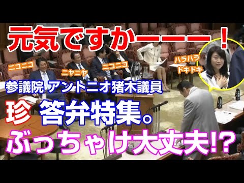 【猪木祭り】元気ですかー！アントニオ猪木議員の爆笑！？答弁特集