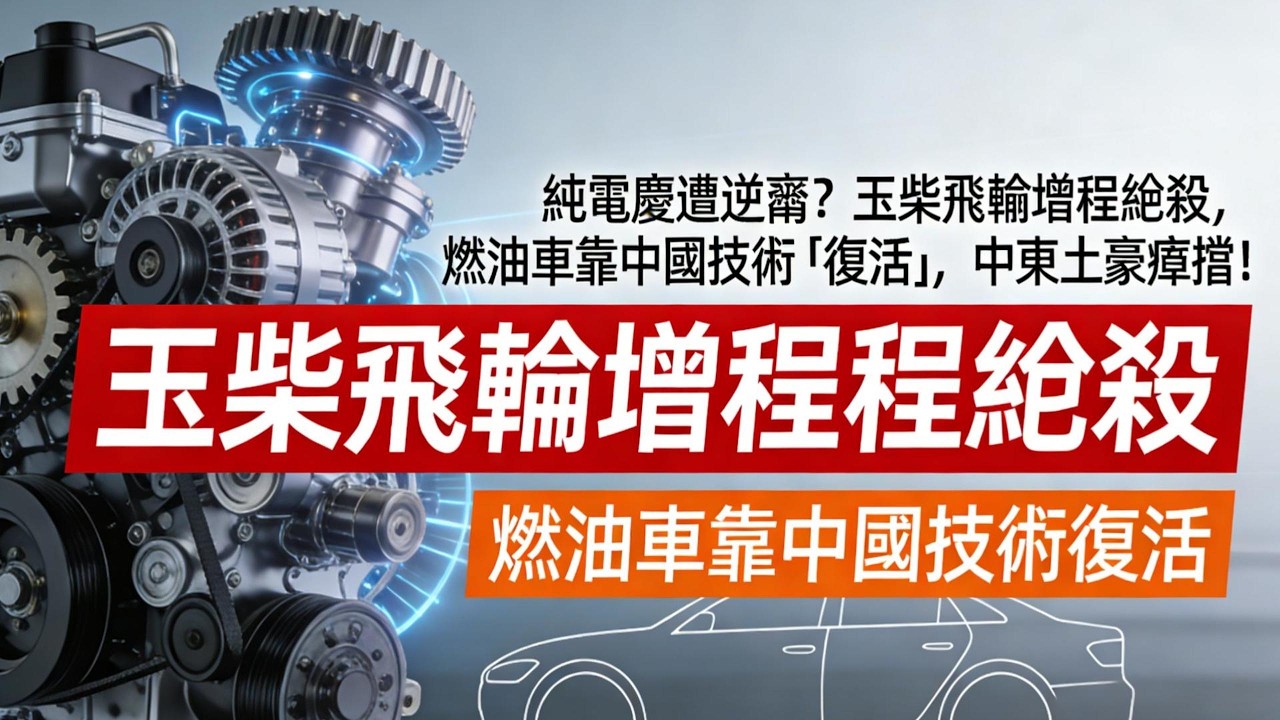 純電慘遭逆襲？玉柴飛輪增程絕殺，燃油車靠中國技術「復活」，中東土豪瘋搶！#玉柴飛輪增程#中國製造逆襲#新能源技術#商用车出口#純電車vs增程車#中東新能源#硬核中國科技#燃油車復活#物流節油神器#全球