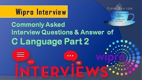 Wipro/TCS/INFOSYS | C Language Interview Asked Questions & Answers Part 2