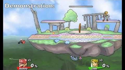 SSF2 0.6 Advanced Technique: Fireball Ledge Cancel