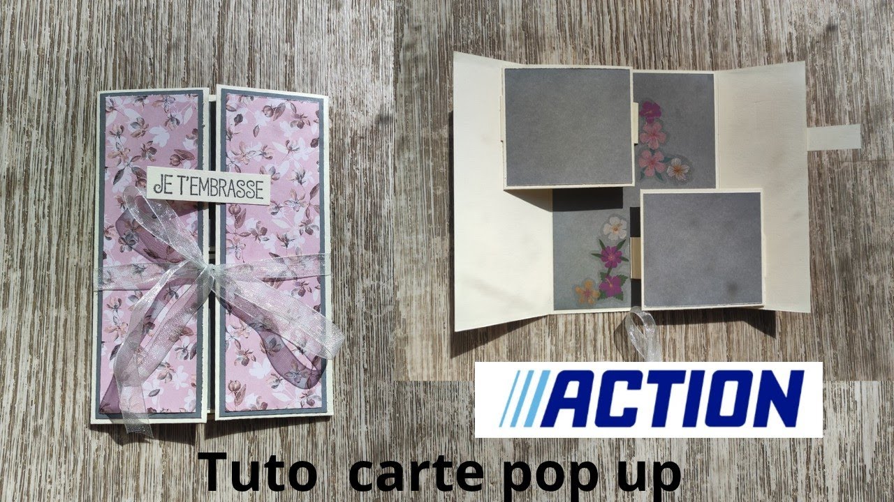 Tuto carte Pop up#scrap #diy #scrapbooking #tuto #popup