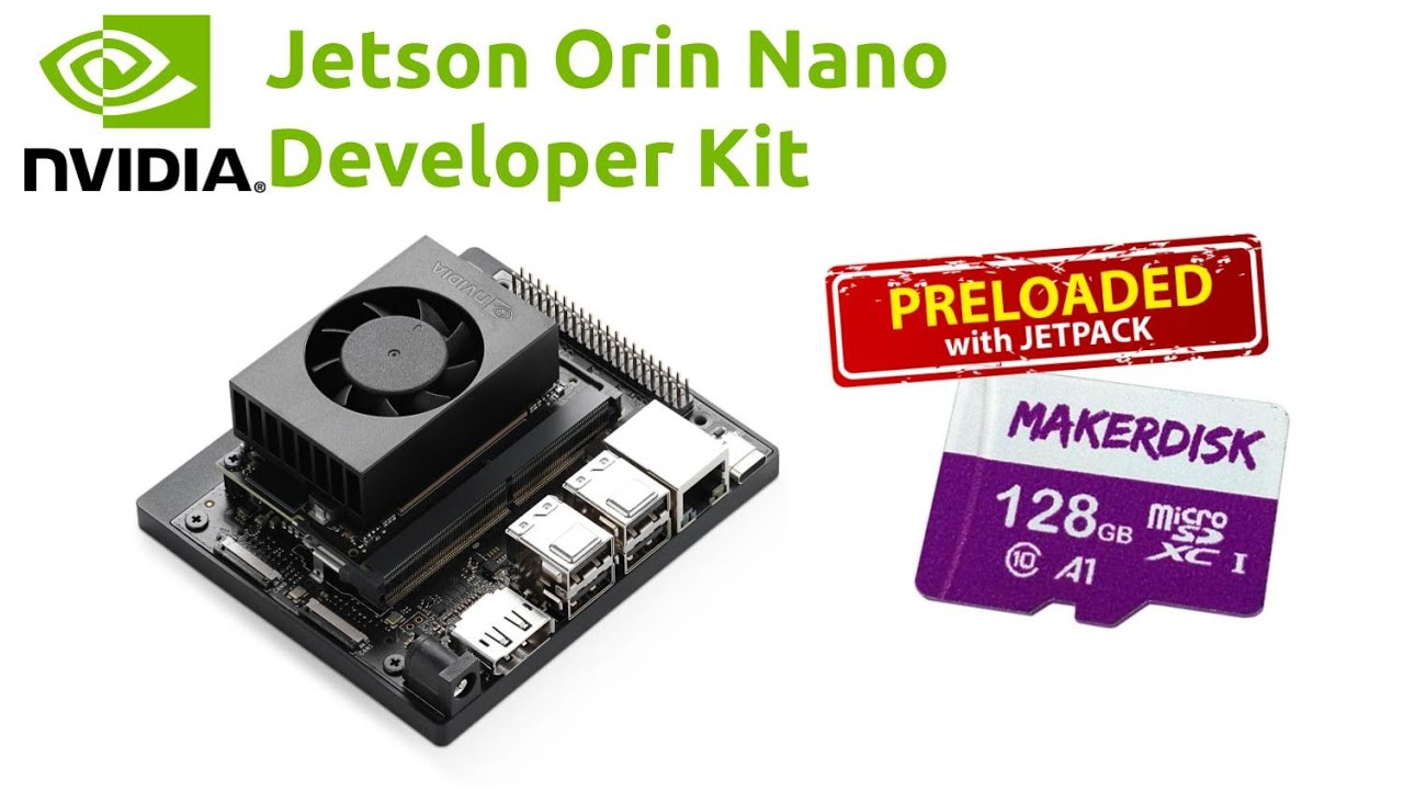 128GB MakerDisk MicroSD with JetPack for Jetson Orin Nano Dev Kit