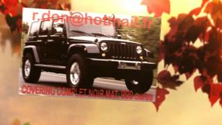Jeep Wrangler, Jeep Wrangler, Jeep Wrangler essai video, Jeep Wrangler covering peinture noir mat screenshot 2
