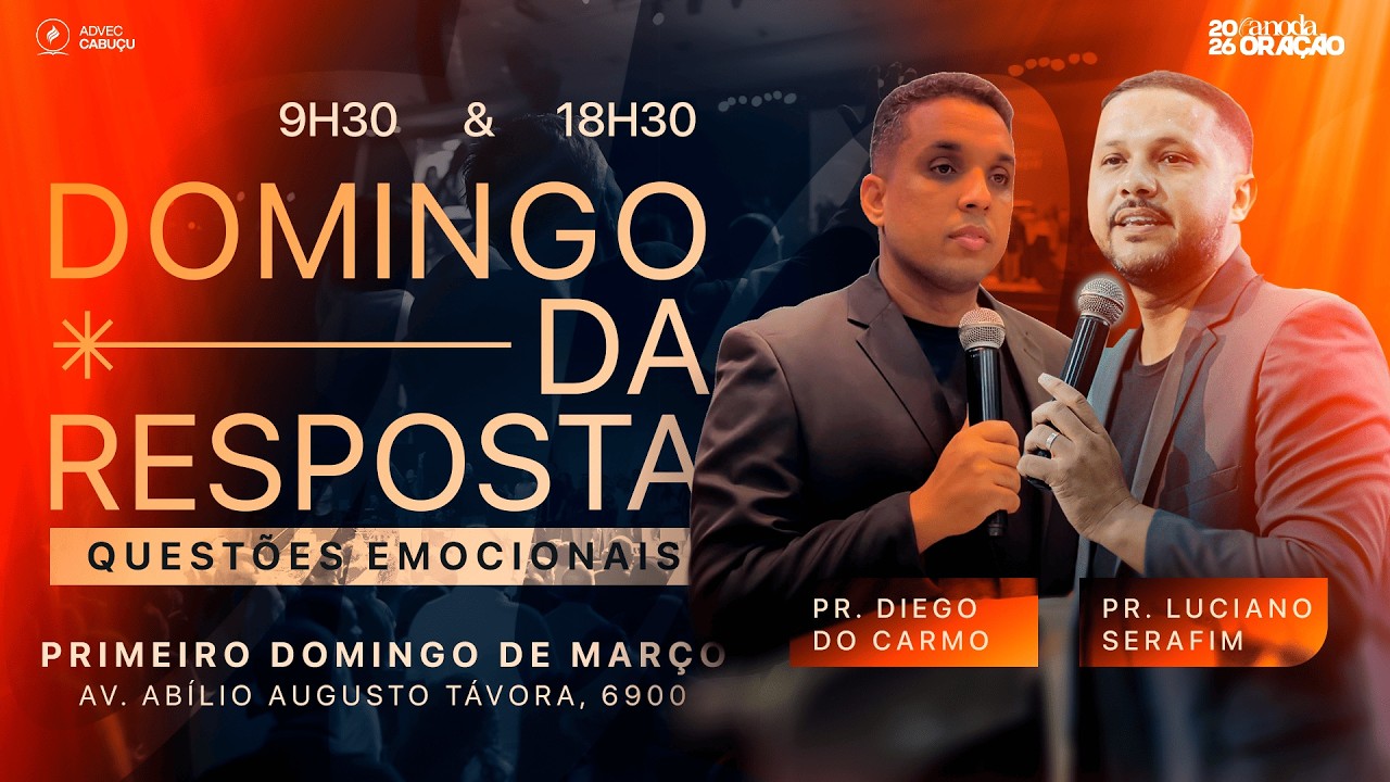 DOMINGO DA RESPOSTA - MANHÃ | PR. LUCIANO SERAFIM | 01/03/26