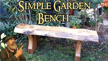 Build a Simple Rustic Garden Bench. (Part Two).