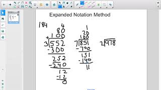 Expanded Notation Method