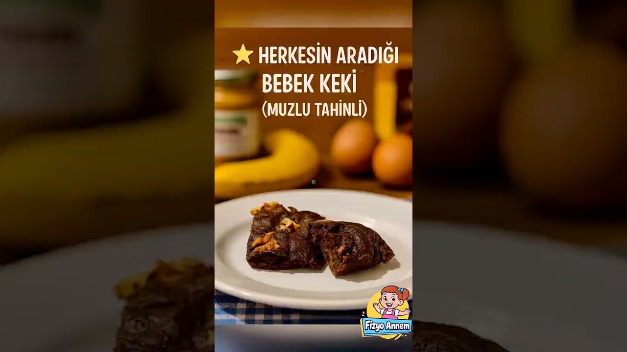 Pofuduk Bebek Keki Muzlu Tahinli Şekersiz Pratik #bebekkek #pratiktarifler #ekgıda #bebektarifleri