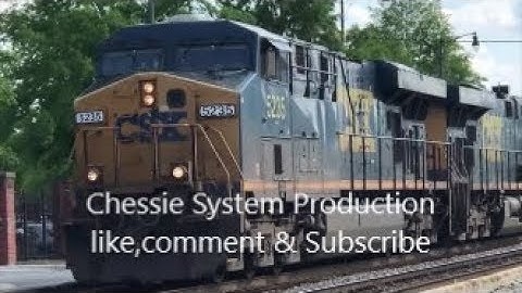 [CSXT]5235 ES40DC & 5272 ES40DC Leads Q140-28 NB W/New Cars In the Mix & Terrible Horn In Fay NC
