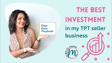 The BEST investment in my TPT business! - Your Data Playbook Demo