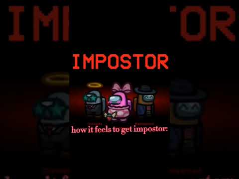 how it feels to get crewmate vs how it feels to get impostor in among us #fyp #fypシ #amongus #yt