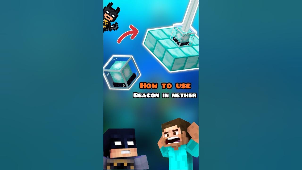 How to use beacons in nether? shorts YouTube