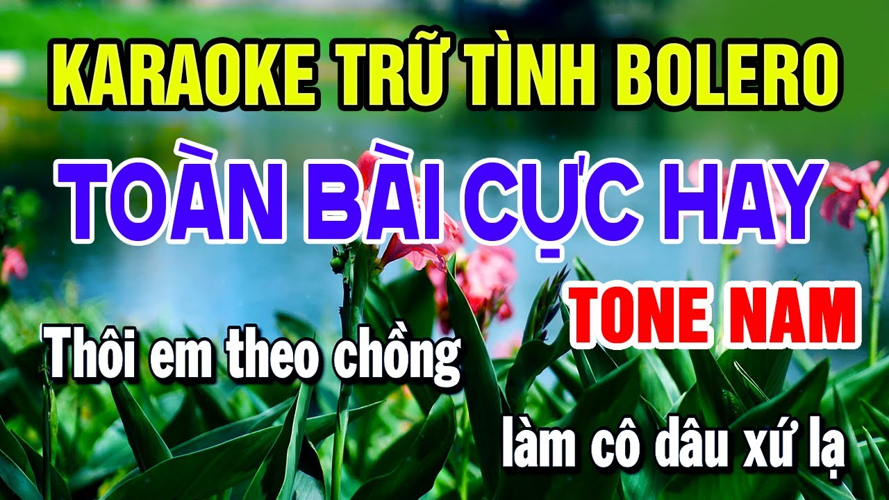 Karaoke Liên Khúc Nhạc Trữ Tình Bolero TOÀN BÀI HAY DỄ HÁT - Karaoke Organ Anh Quân