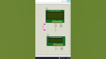 2 LCD Project with Arduino in Proteus Simulation