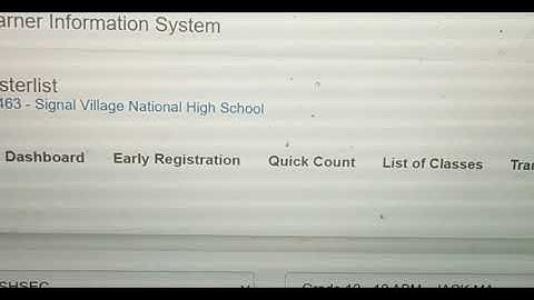 SHSEC (Senior High School Exit Choice) Tagging in LIS step by step Tutorial