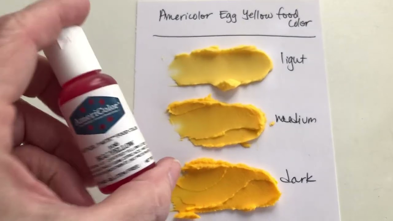 Black Gel Food Coloring Americolor Powdered Food Color - 3gm Yellow For  Baking \u0026 Cake Decorating Meringue Powder, image size:1280x720