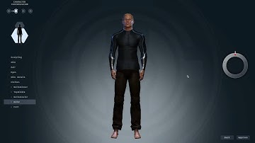 EVE online new character creator male preview