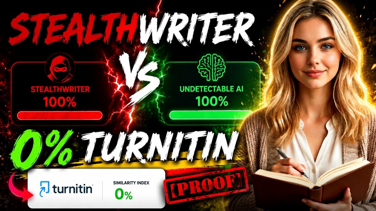 🔥 StealthWriter vs Undetectable AI: 0% Turnitin [Proof]
