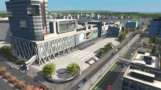 How To Build A Mega Shopping Complex | Cities Skylines