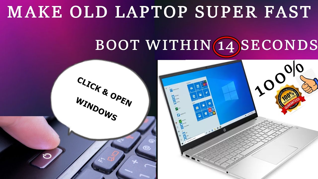 HOW TO MAKE OLD LAPTOP FASTER MAKE YOUR OLD LAPTOP SUPER FAST YouTube
