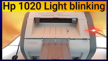 Hp 1020 Plus Printer Red light blinking | Hp 1020 plus Problems and Solution
