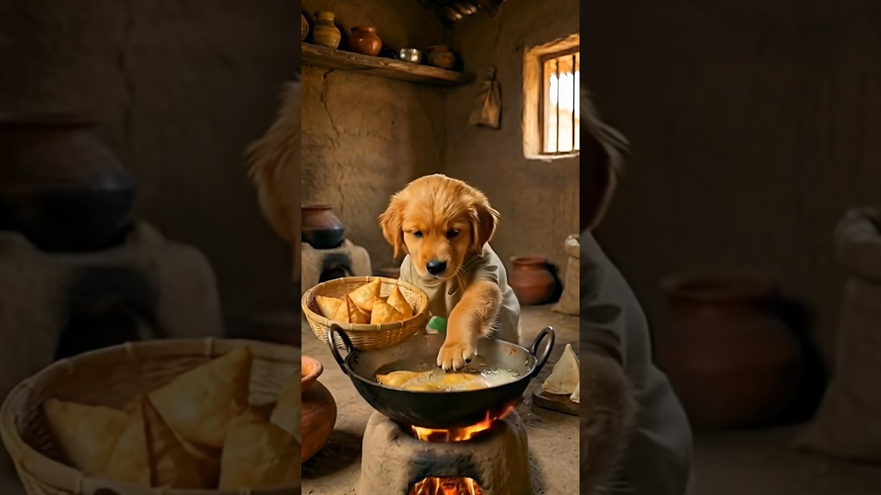 पप्पी ने ली साइकिल 