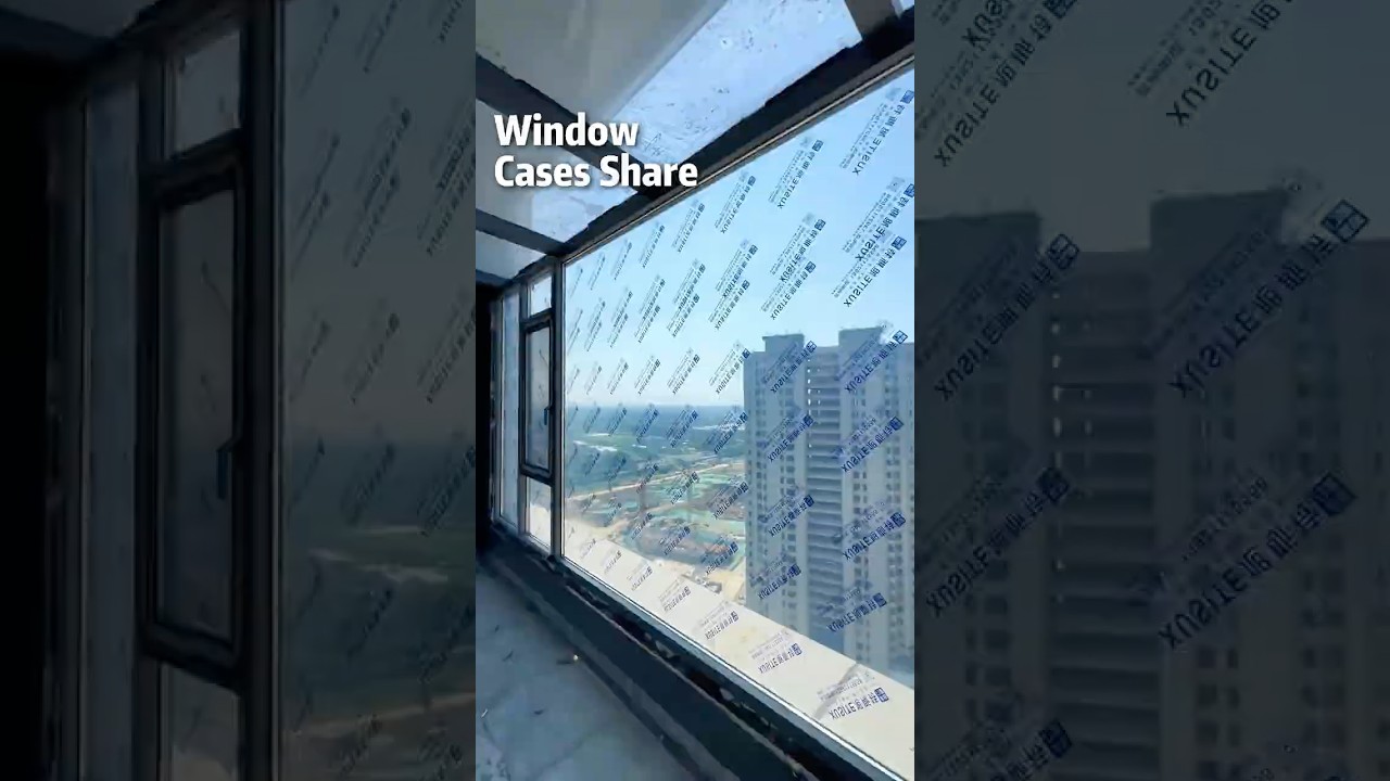 The top floor system doors and windows are completed with large glass.