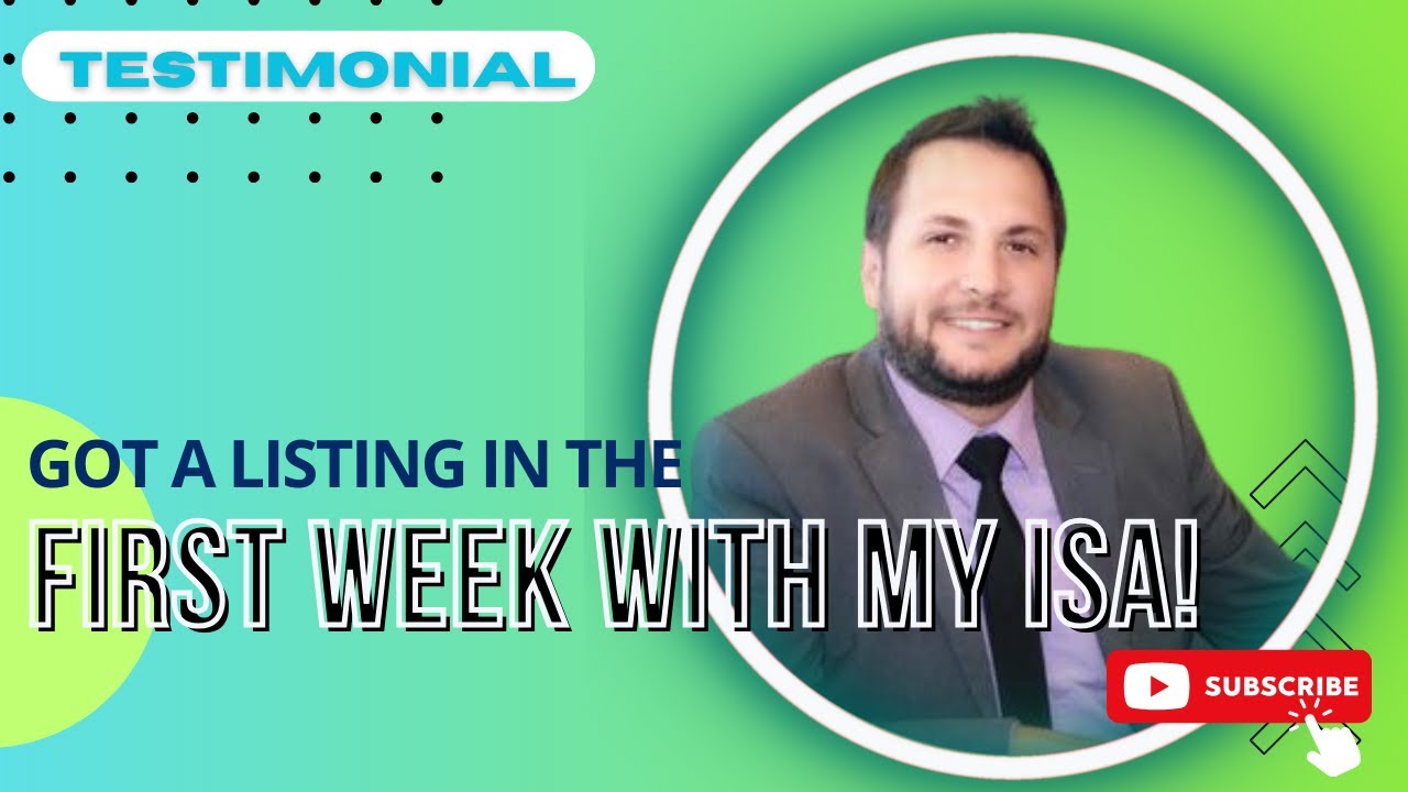Got a listing in the first week with my Real Estate ISA! - Mike Haynes Testimonial