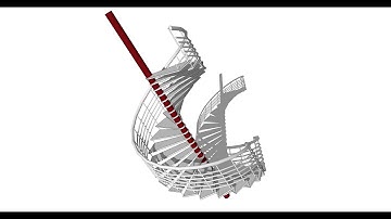 Buổi 8 khóa học SketchUp Online: Nguyên tắc dựng thang xoắn