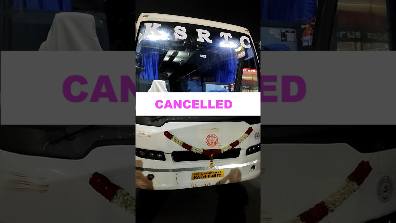 Cancelled Volvo KSRTC Bus